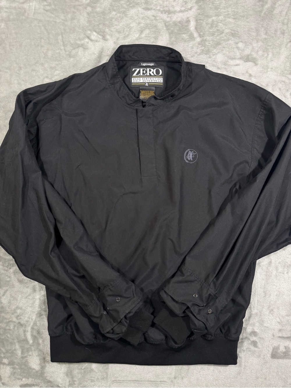 Zero Restriction Pullover Mens Large Lightweight Golf OKC Logo Outerwear